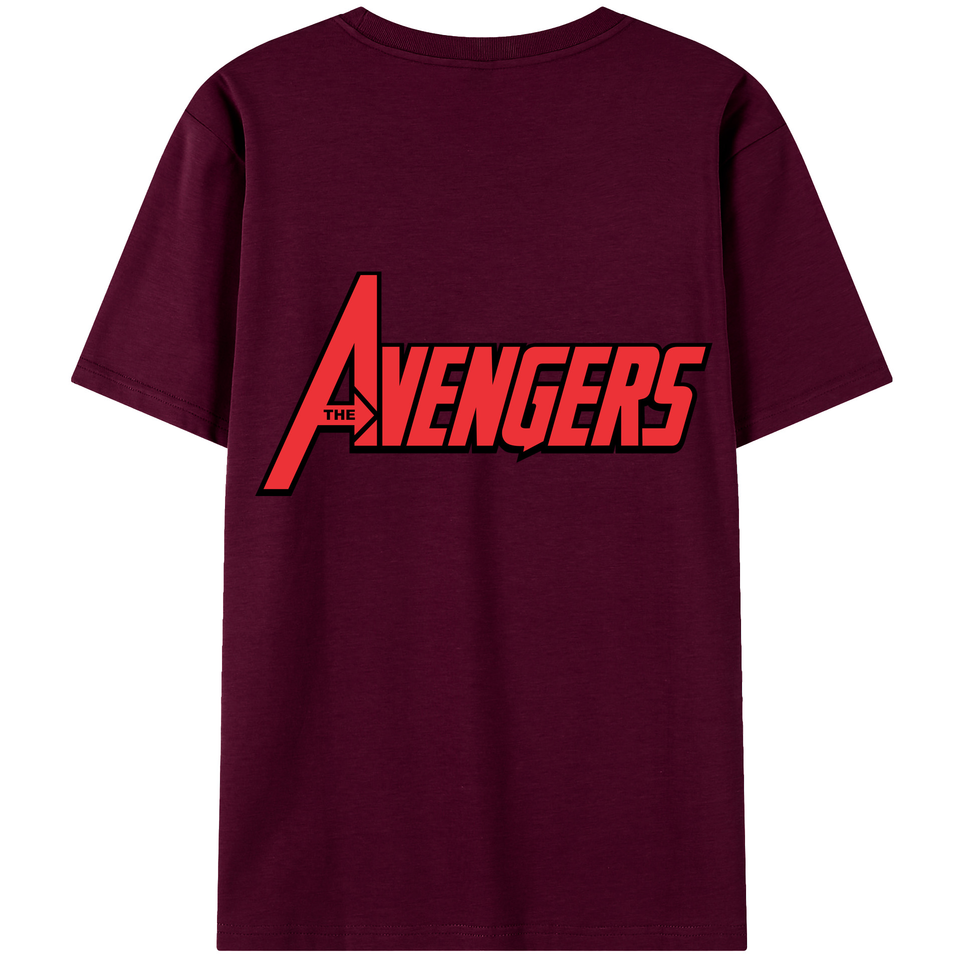 （画像用） アベンジャーズ The Avengers レディース半袖Tシャツ(バックプリント)